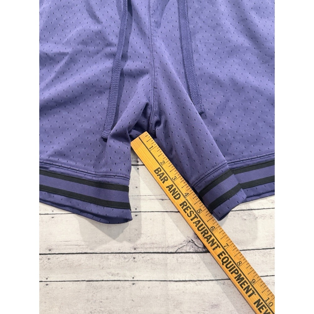 Nike Air Jordan Mens Diamond Basketball Short 2XL Purple Black Casual Lounge Gym - Picture 7 of 16